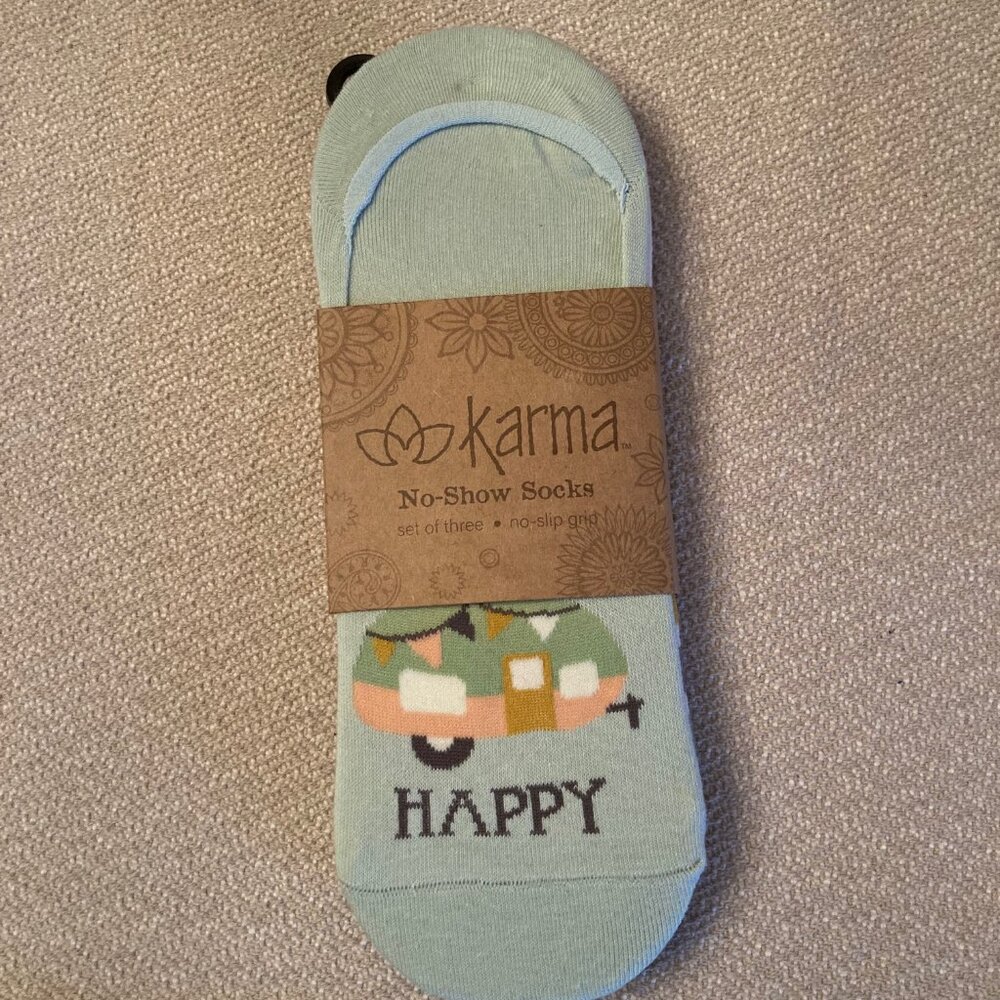 Karma 3-Pair No-Show Socks